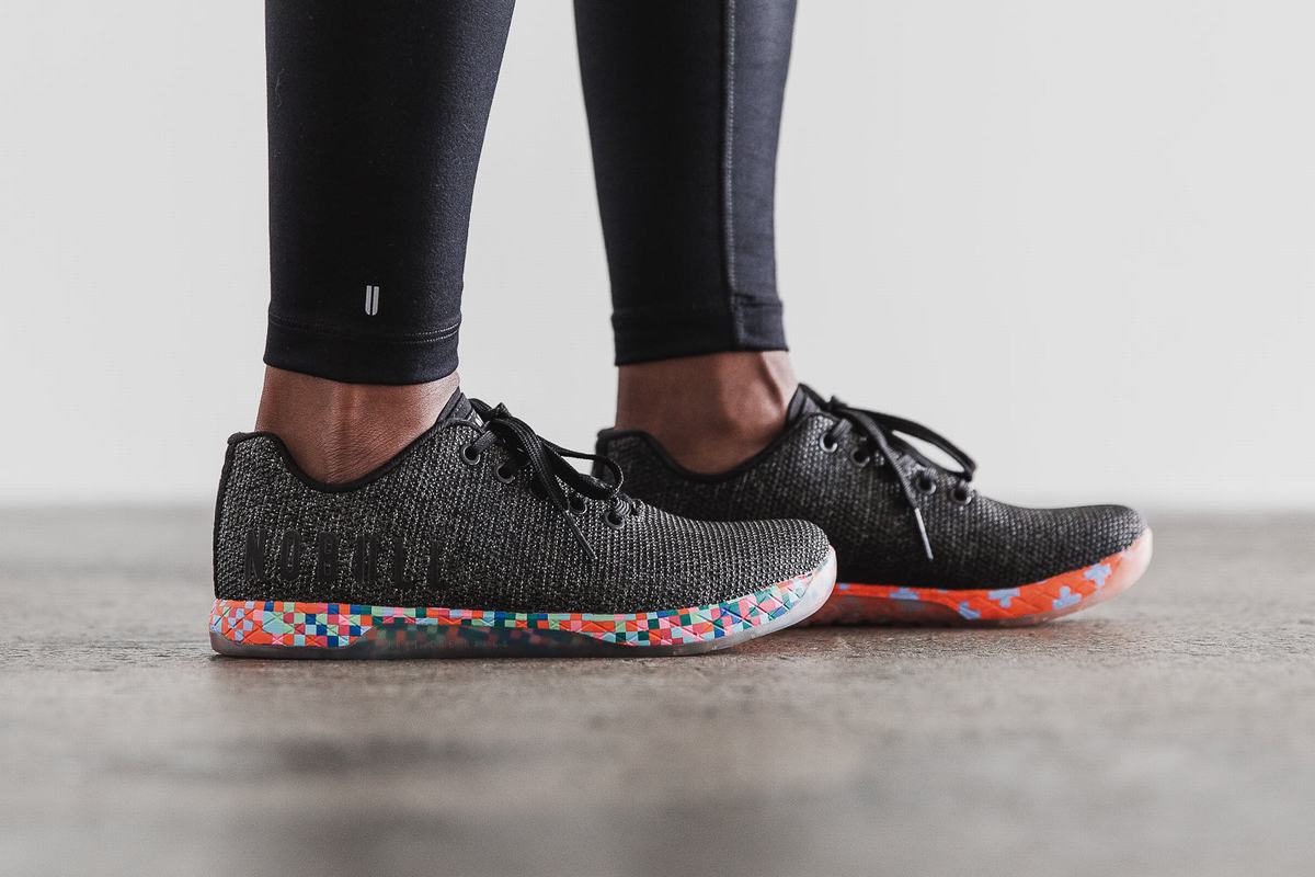 Nobull Superfabric Women's Trainers Black | Australia (NX4123)